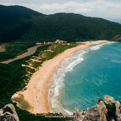 Praia Lagoinha Leste Mapa Melhores Praias Santa Catarina